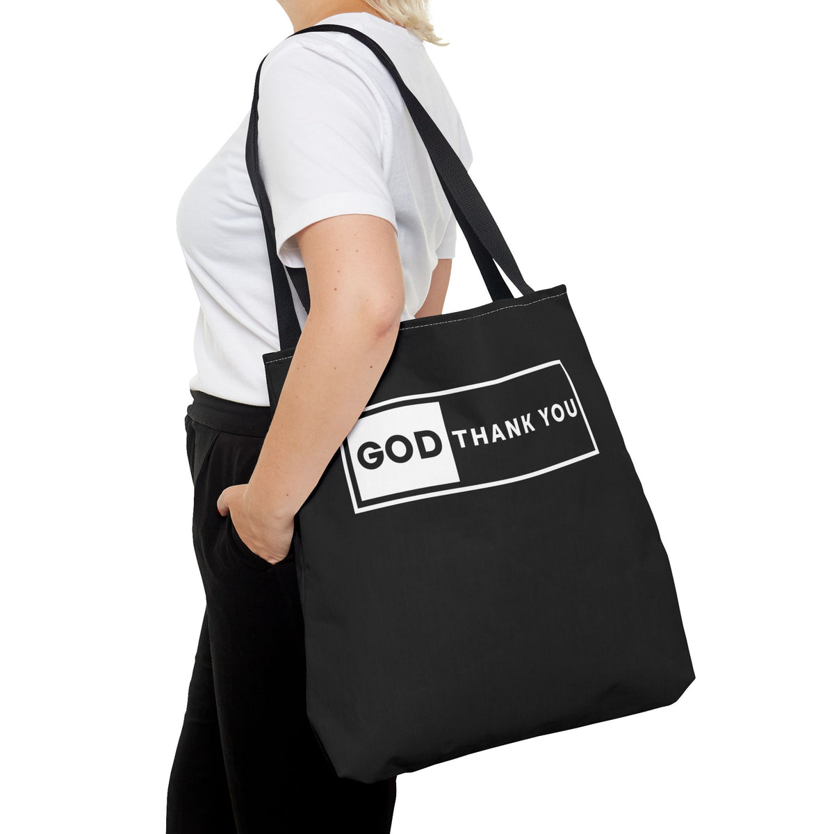 GOD Thank You Tote Bag (AOP)