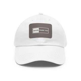 Dad Hat with Leather Patched