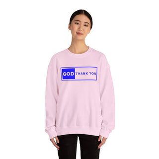 GOD Thank you Unisex Crewneck Sweatshirt