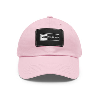 Dad Hat with Leather Patched