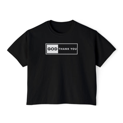 GOD Thank You Boxy Tee