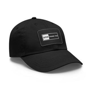 Dad Hat with Leather Patched