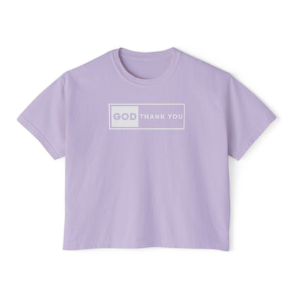 GOD Thank You Boxy Tee
