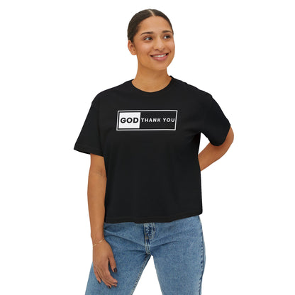 GOD Thank You Boxy Tee