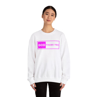 GOD Thank you Unisex Crewneck Sweatshirt