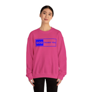 GOD Thank you Unisex Crewneck Sweatshirt