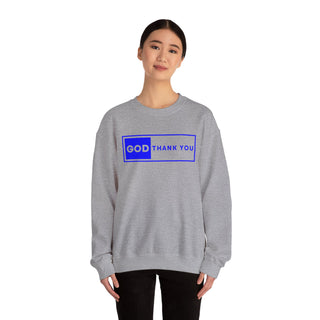 GOD Thank you Unisex Crewneck Sweatshirt