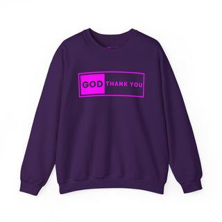 GOD Thank you Unisex Crewneck Sweatshirt