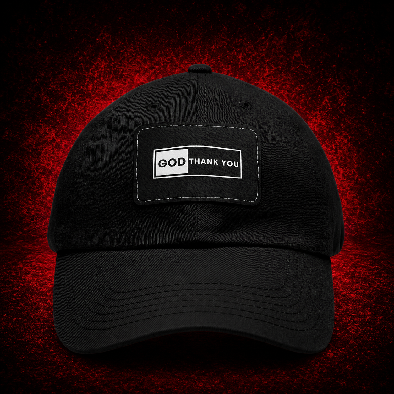 Dad Hat with Leather Patch