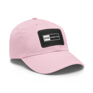 Dad Hat with Leather Patched