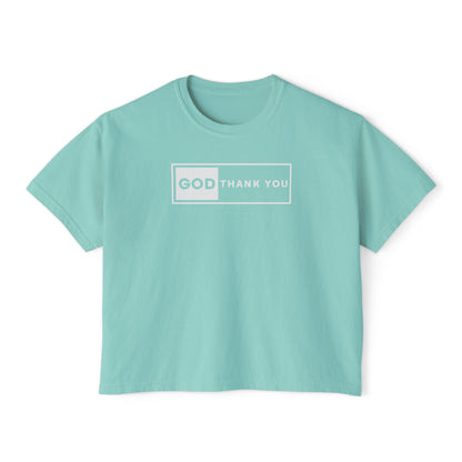 GOD Thank You Boxy Tee