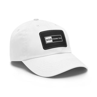 Dad Hat with Leather Patched