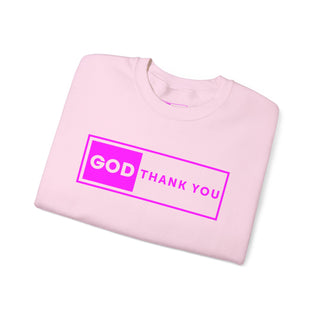 GOD Thank you Unisex Crewneck Sweatshirt