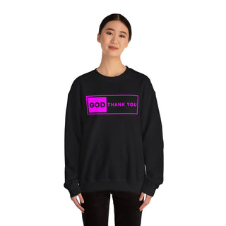 GOD Thank you Unisex Crewneck Sweatshirt