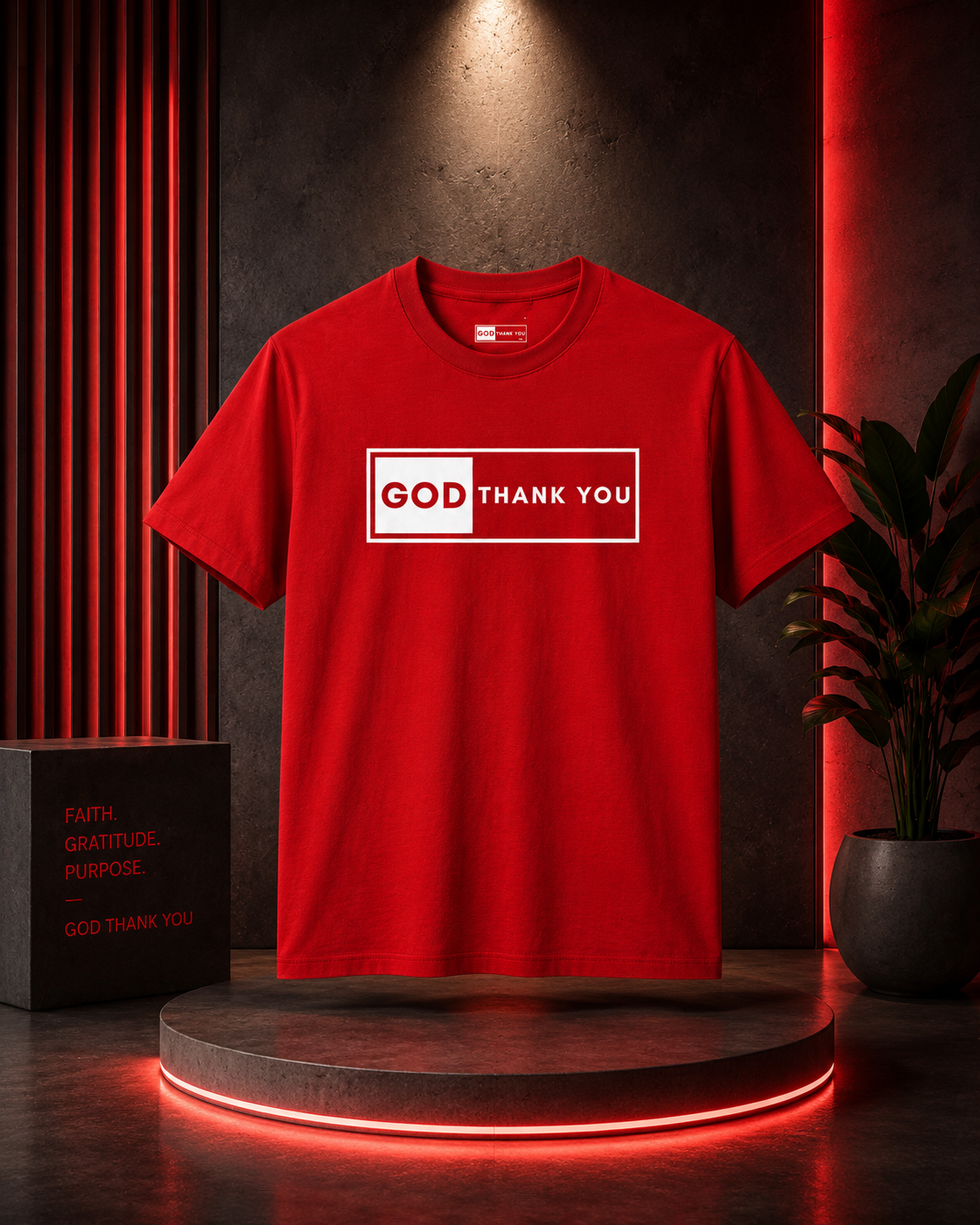 GOD Thank You Signature Tee